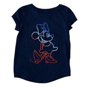 Disney Jumping Beans 3T Patriotic Minnie Mouse Softest Tee Shirt